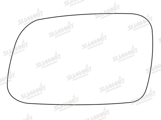 Summit Stick-On Anti Dazzle Mirror Glass fits Peugeot 407 04 on LHS Summit - Bars 4 Cars