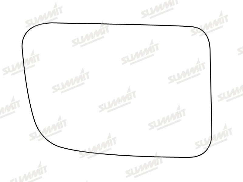Summit Stick-On Standard Mirror Glass fits Renault 5 RHS Summit - Bars 4 Cars