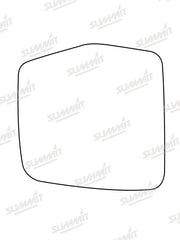 Summit Stick-On Standard Mirror Glass fits Citroen Jumpy LHS Summit - Bars 4 Cars