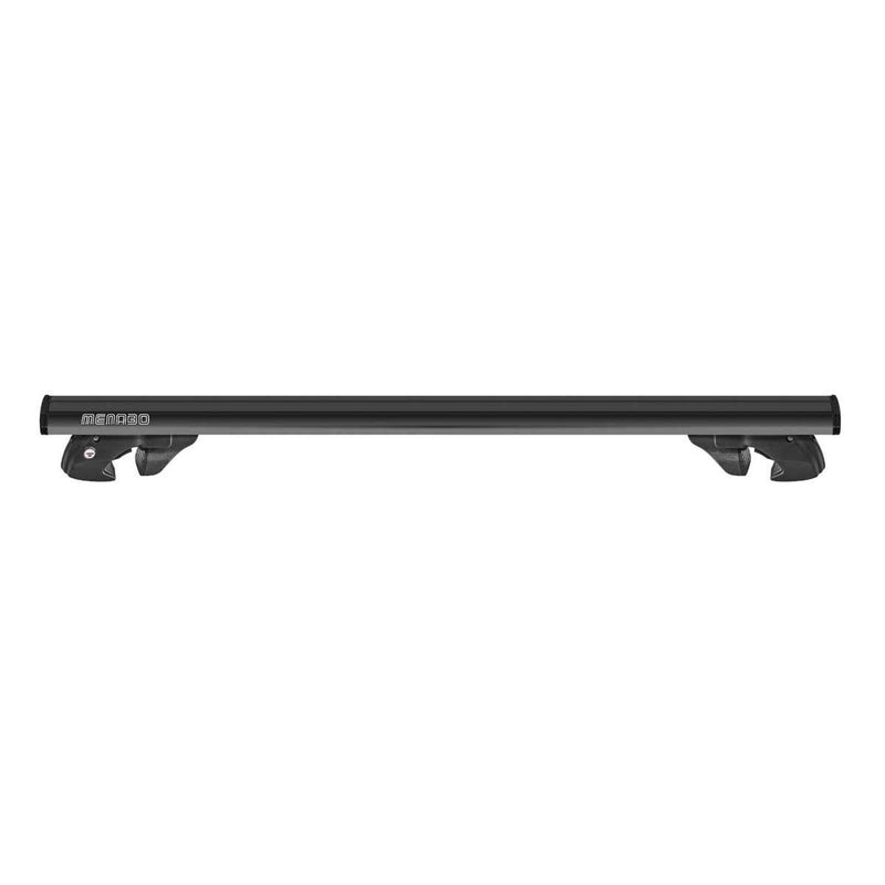 Menabo Jackson Black Raised Rail Roof Bars 1200mm (90kg Max.)