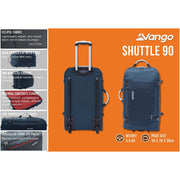 Vango Shuttle 90 Rucksack Moonlit Ocean Vango - Bars 4 Cars