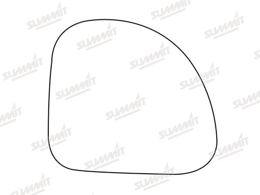 Summit Stick-On Standard Mirror Glass fits Fiat Multipla LHS Summit - Bars 4 Cars