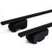 Roof Bars Rack Aluminium Black fits Volkswagen Taigo 2022- For Raised Rails Summit - Bars 4 Cars