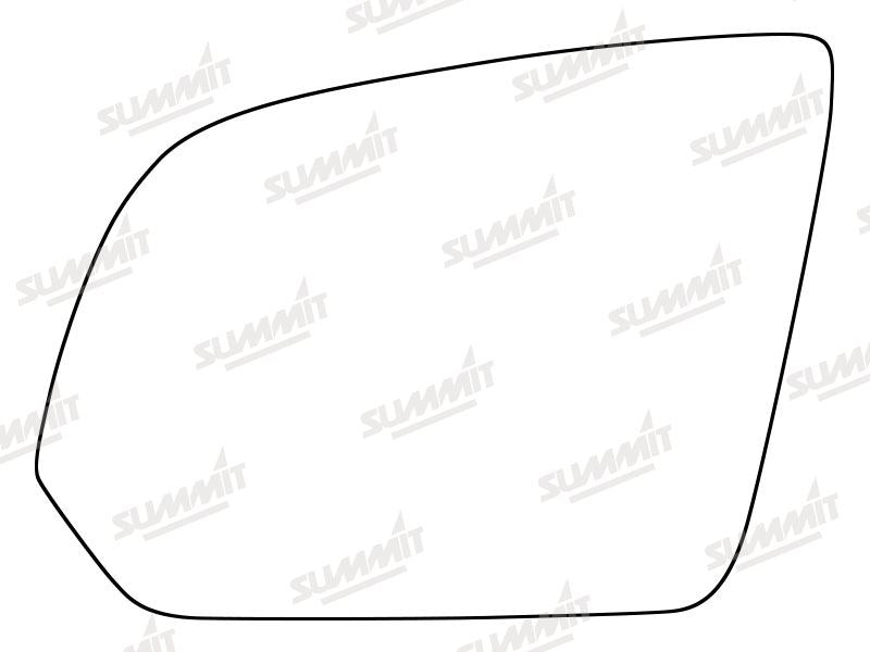 Summit Heated Base Plate With Standard Mirror Glass fits Mercedes V Class 14 on LHS Summit - Bars 4 Cars
