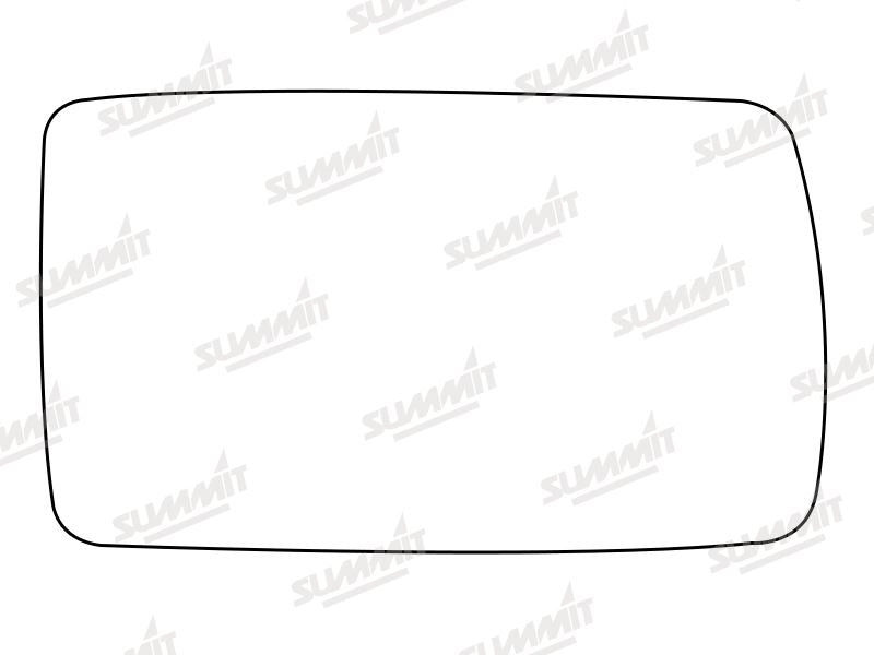 Summit Stick-On Anti Dazzle Mirror Glass fits Alfa 155 RHS Summit - Bars 4 Cars