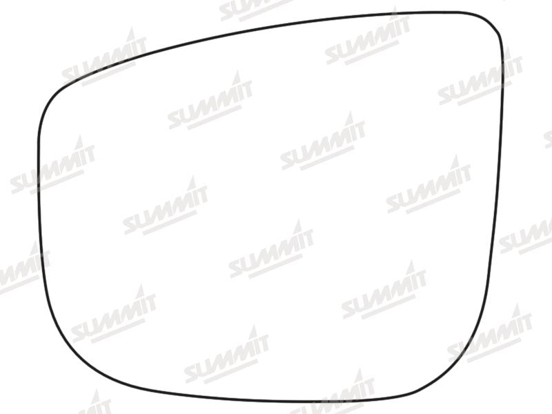 Summit Stick-On Commercial Mirror Glass fits Citroen Berlingo 13 to 14 LHS Summit - Bars 4 Cars