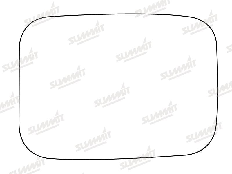 Summit Stick-On Standard Mirror Glass fits Daihatsu Grand Move LHS Summit - Bars 4 Cars