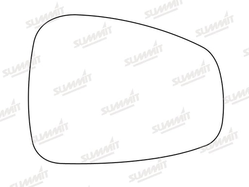 Summit Stick-On Standard Mirror Glass fits Alfa Romeo 159 06 on RHS Summit - Bars 4 Cars
