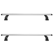 Summit SUP-A022 Premium Aluminium Multi-Fit Roof Bars, Lockable, Set of 2 - Summit Shop