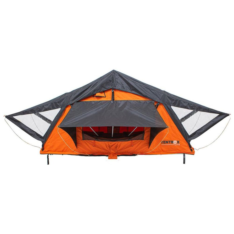 TentBox Lite (Orange Edition) 2-3 Person Roof Tent TENTBOX - Bars 4 Cars