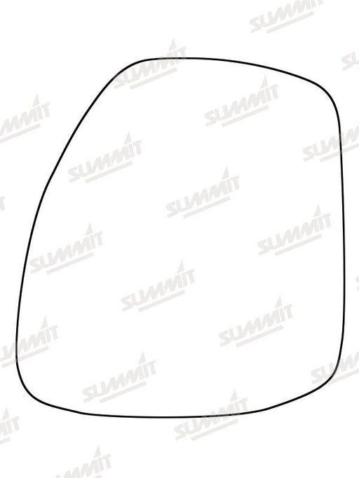 Summit Stick-On Standard Mirror Glass fits Land Rover Discovery 13 to 15 RHS Summit - Bars 4 Cars