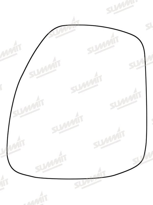Summit Stick-On Standard Mirror Glass fits Land Rover Discovery 13 to 15 RHS Summit - Bars 4 Cars