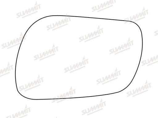 Summit Stick-On Standard Mirror Glass fits Mazda 6 LHS Summit - Bars 4 Cars