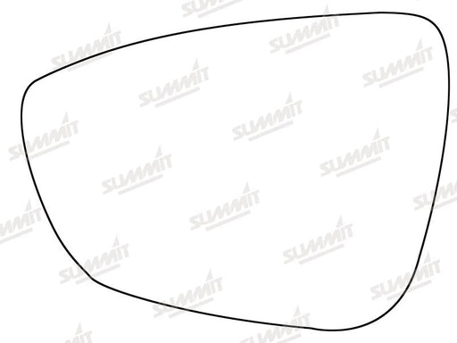 Summit Stick-On Standard Mirror Glass fits Ford Focus 18 on LHS Summit - Bars 4 Cars