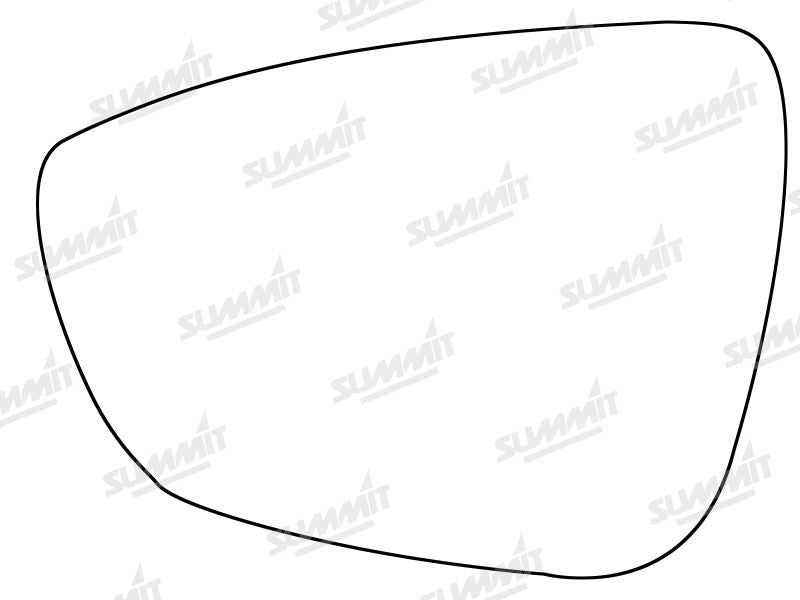 Summit Stick-On Standard Mirror Glass fits Ford Focus 18 on LHS Summit - Bars 4 Cars