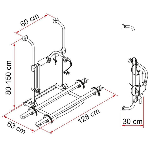 Fiamma Carry-Bike UL Black (02093B86A) Fiamma - Bars 4 Cars