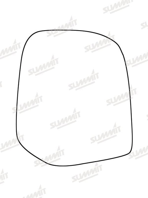 Summit Stick-On Standard Mirror Glass fits Ford Ranger 06 to 14 LHS Summit - Bars 4 Cars