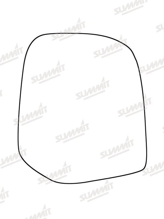 Summit Stick-On Standard Mirror Glass fits Ford Ranger 06 to 14 LHS Summit - Bars 4 Cars