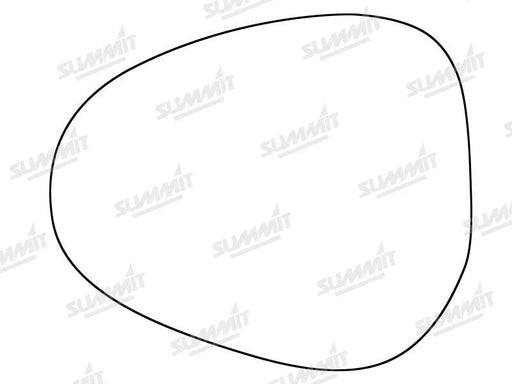 Summit Stick-On Standard Mirror Glass fits Lancia Ypsilon 10 on LHS Summit - Bars 4 Cars