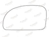 Summit Stick-On Standard Mirror Glass fits Hyundai Getz LHS Summit - Bars 4 Cars