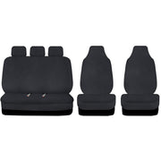 Sakura Full Set Universal Black Waterproof Durable Car Seat Covers Protectors Sakura - Bars 4 Cars