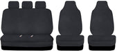 Sakura Full Set Universal Black Waterproof Durable Car Seat Covers Protectors Sakura - Bars 4 Cars