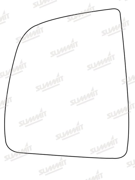 Summit Stick-On Commercial Mirror Glass fits Fiat Dobl?? LHS Summit - Bars 4 Cars