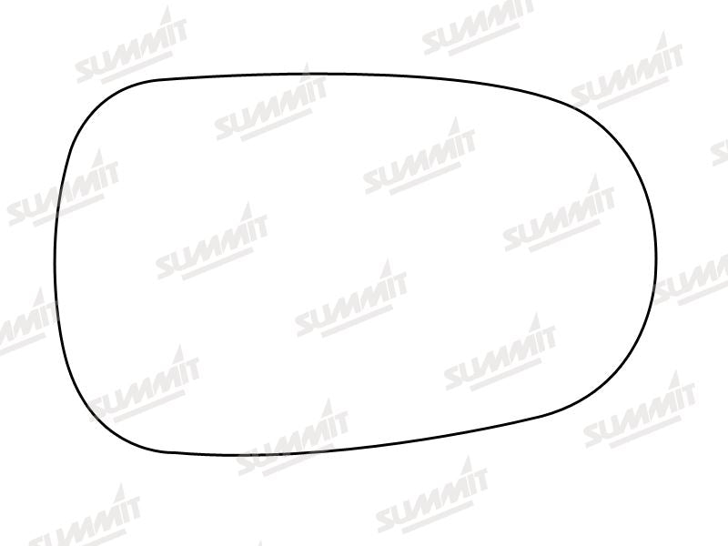 Summit Non-Heated Base Plate With Standard Mirror Glass fits Renault, Nissan RHS LHS Summit - Bars 4 Cars