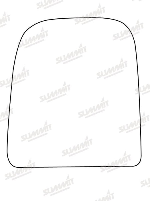 Summit Non-Heated Base Plate With Commercial Mirror Glass fits Iveco Daily 06 on LHS Summit - Bars 4 Cars