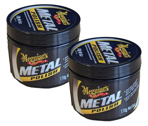 2x Meguiar's G1211600EU All Metal Polish 170g Meguiar's - Bars 4 Cars