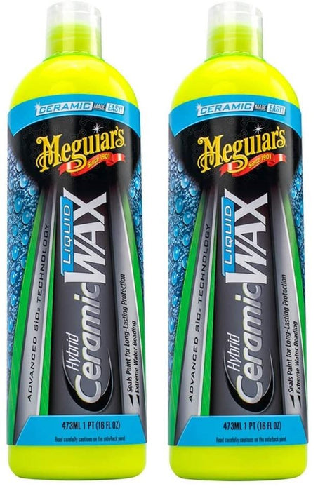 2x Meguiar's G200416EU Hybrid Ceramic Liquid Wax 473ml Meguiar's - Bars 4 Cars