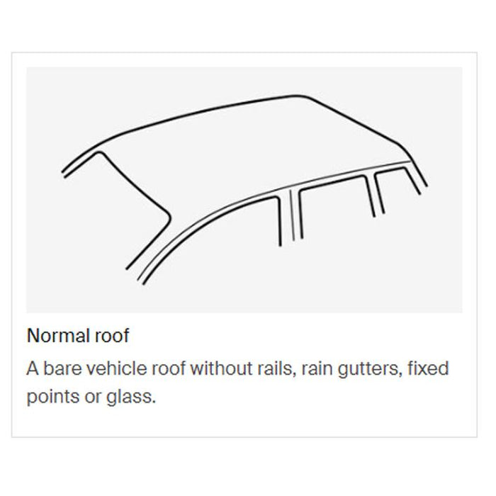Thule ProBar Evo Roof Bars Aluminum fits Hyundai Tucson (Glass Roof) 2015-2021 SUV 5-dr with Normal Roof Thule - Bars 4 Cars