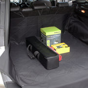 Padded Quilted Rear Car Seat Cover & Boot Liner Dog Pet Universal Fit UKB4C - Bars 4 Cars