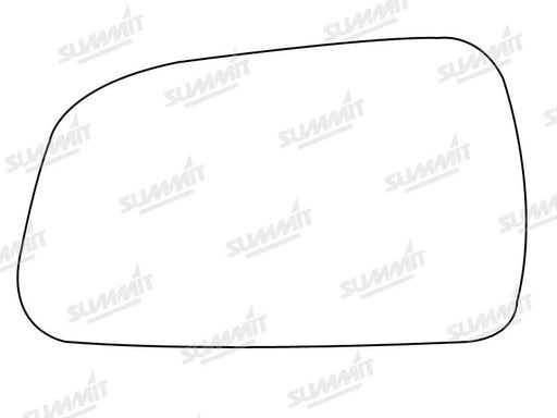 Summit Heated Base Plate With Standard Mirror Glass fits Hyundai Tucson 04 to 09 LHS Summit - Bars 4 Cars