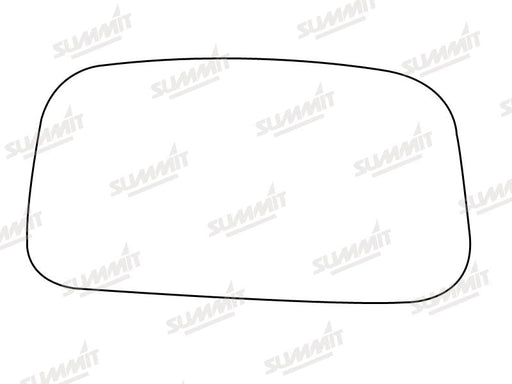 Summit Stick-On Standard Mirror Glass fits Toyota Camry 86 to 90 LHS Summit - Bars 4 Cars