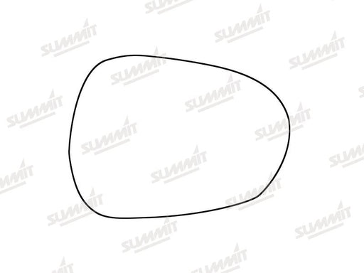 Summit Stick-On Standard Mirror Glass fits Alfa Romeo Guilia 15-20 RHS Summit - Bars 4 Cars