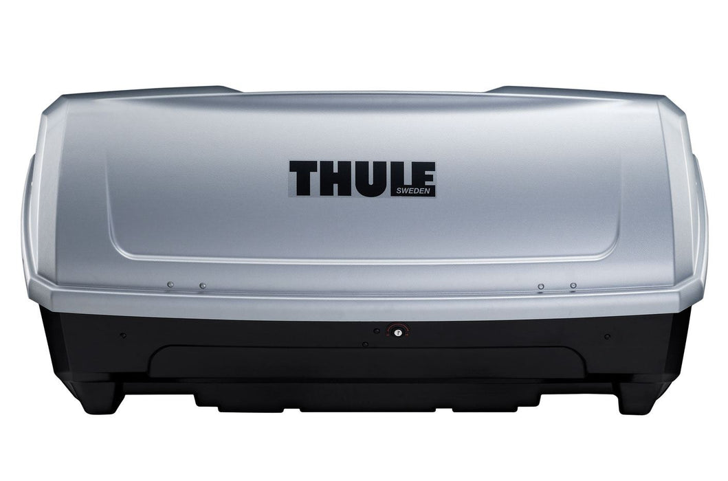 Thule BackUp cargo box for towbar carrier silver Towbar cargo carrier Thule - Bars 4 Cars