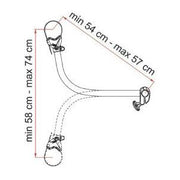 Fiamma Bike Block Pro S4 Black 07215C01A Fiamma - Bars 4 Cars