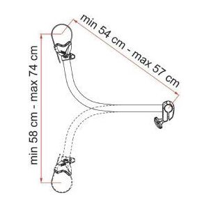 Fiamma Bike Block Pro S4 Black 07215C01A Fiamma - Bars 4 Cars