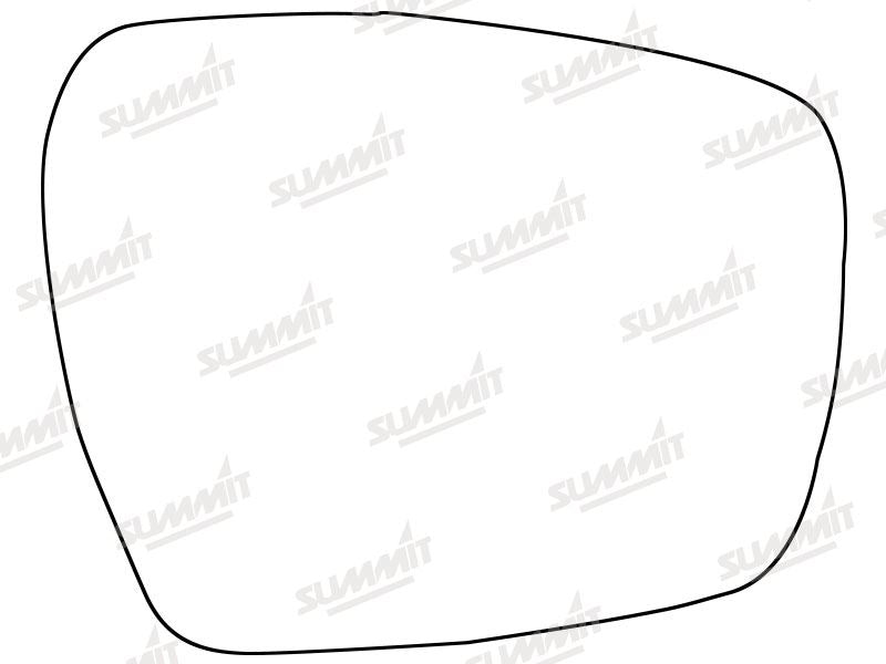 Summit Heated Base Plate With Standard Mirror Glass fits Ford S-Max 15 on RHS Summit - Bars 4 Cars