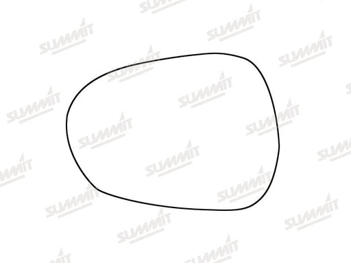 Summit Stick-On Standard Mirror Glass fits Alfa Romeo Guilia 15-20 LHS Summit - Bars 4 Cars