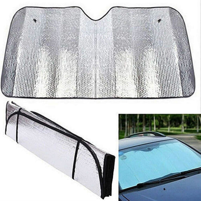 Sakura Windscreen Sunshade - Silver Reflective Sakura - Bars 4 Cars