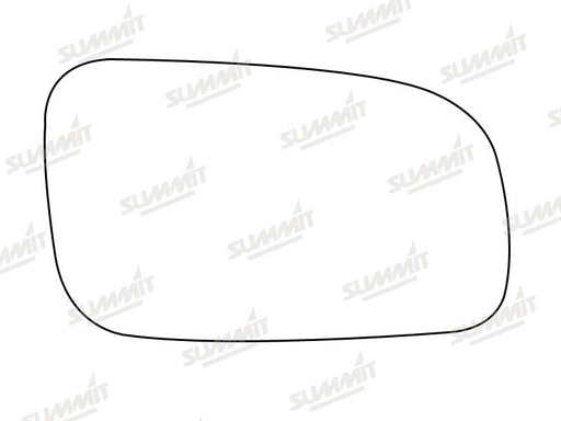 Summit Stick-On Standard Mirror Glass fits VW Lupo 01 to 05 RHS Summit - Bars 4 Cars