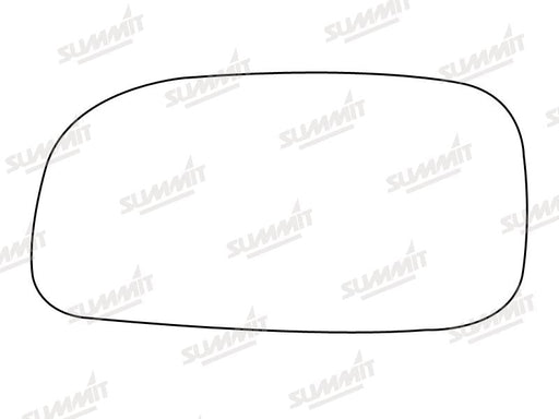 Summit Stick-On Standard Mirror Glass fits Toyota Corolla Carina LHS Summit - Bars 4 Cars