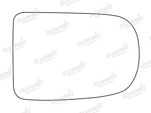 Summit Stick-On Standard Mirror Glass fits Daihatsu Mira RHS Summit - Bars 4 Cars