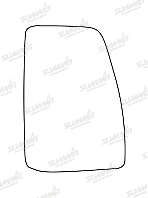 Summit Heated Backing Plate with Commercial Glass fits Ford Transit Custom 12-17 RHS Summit - Bars 4 Cars