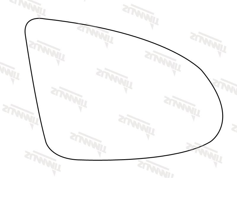 Summit Heated Base Plate With Blind Spot Mirror Glass fits Audi A2 00 to 05 RHS Summit - Bars 4 Cars