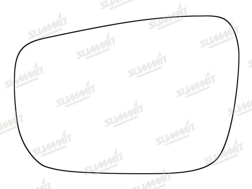 Summit Stick-On Standard Mirror Glass fits Nissan Navara 05 to 15 RHS Summit - Bars 4 Cars