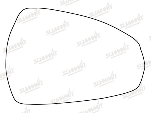 Summit Stick-On Standard Mirror Glass fits Audi A3 13 on RHS Summit - Bars 4 Cars