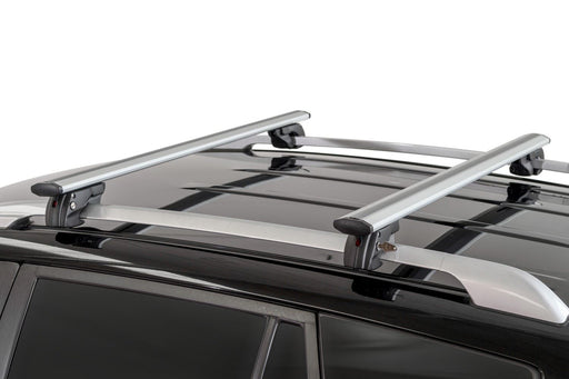 Menabo Jackson Silver Roof Bars fits Renault Megane MK2 2003-2008 Estate 5D w Raised Rails Menabo - Bars 4 Cars